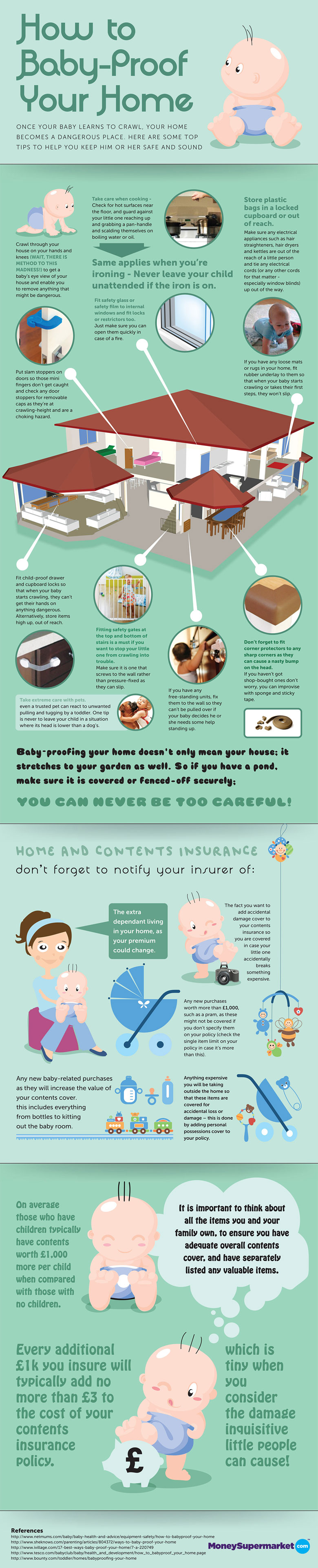 Baby Home Safety Tips-Infographic