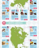 World Map of Desserts